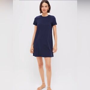 Pomander Place Navy Aimee Mini T-Shirt Dress NWT